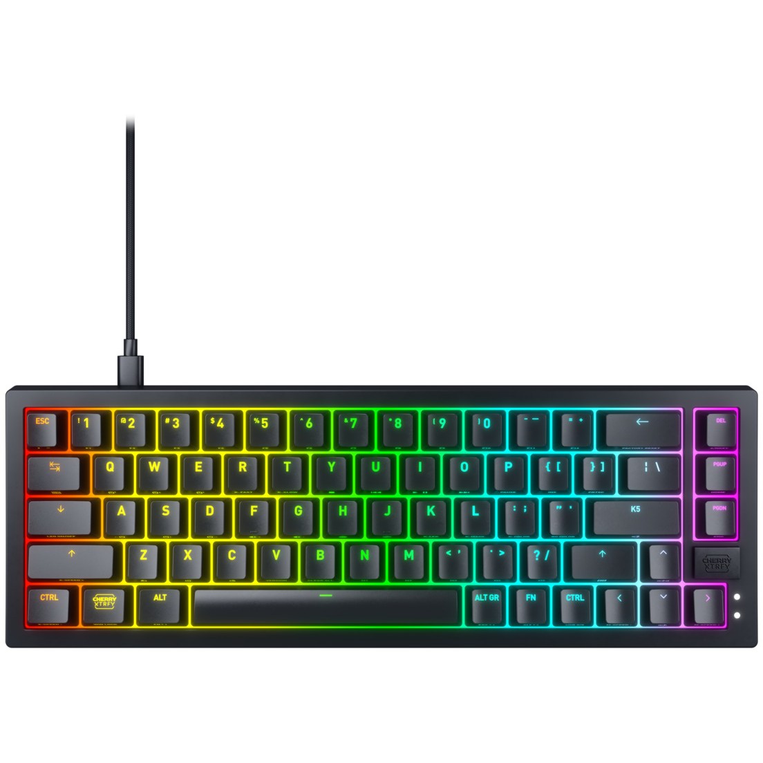 Tipkovnica CHERRY XTRFY K5V2 Corded US-Layout crna boja MX Red – internacionalna non HR tipkovnica