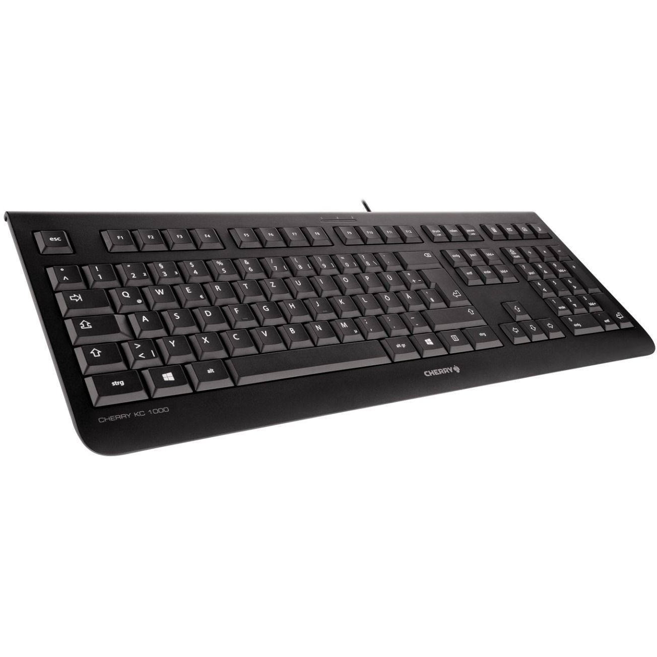 Tipkovnica CHERRY KC 1000 crna boja USB mađarsko raspored – internacionalna non HR tipkovnica-1