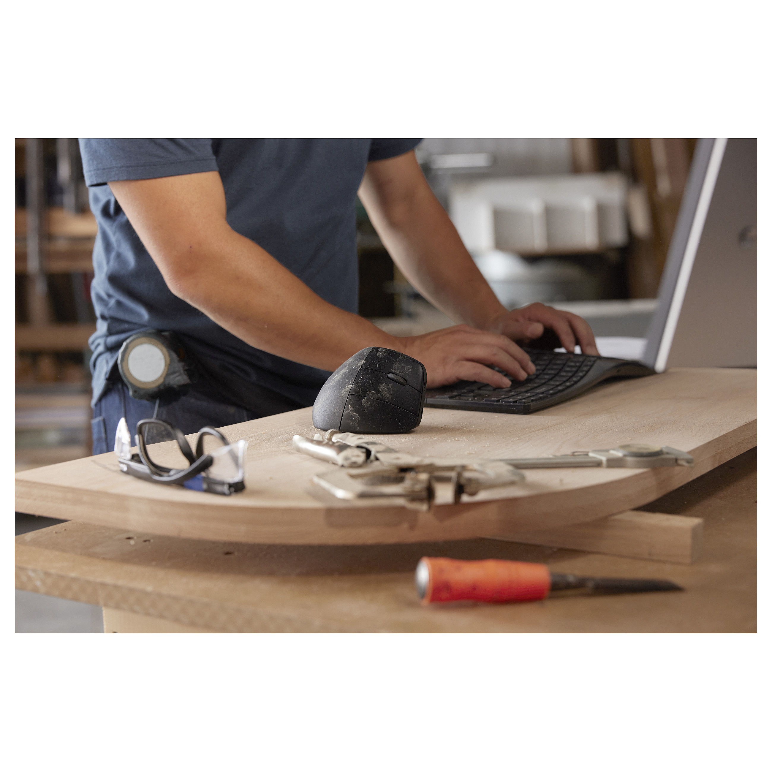 Tipkovnica HP 960 Ergonomisch seperater Tastenblock Kabellos – internacionalna non HR tipkovnica-10