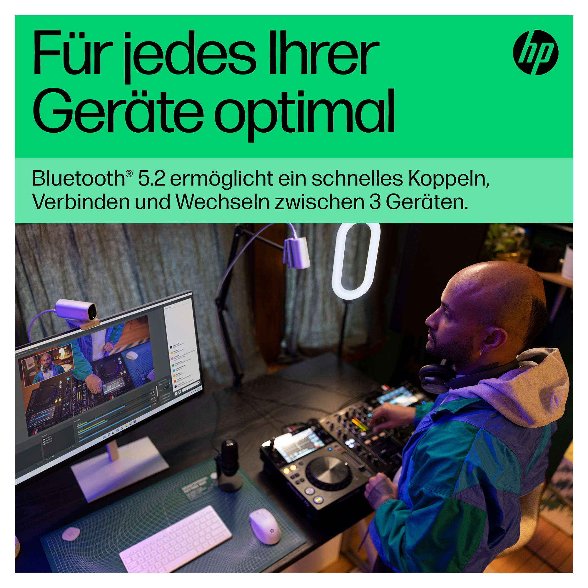 Bluetooth HP 350 Compact Multi-Device (bežične) – internacionalna non HR tipkovnica-13