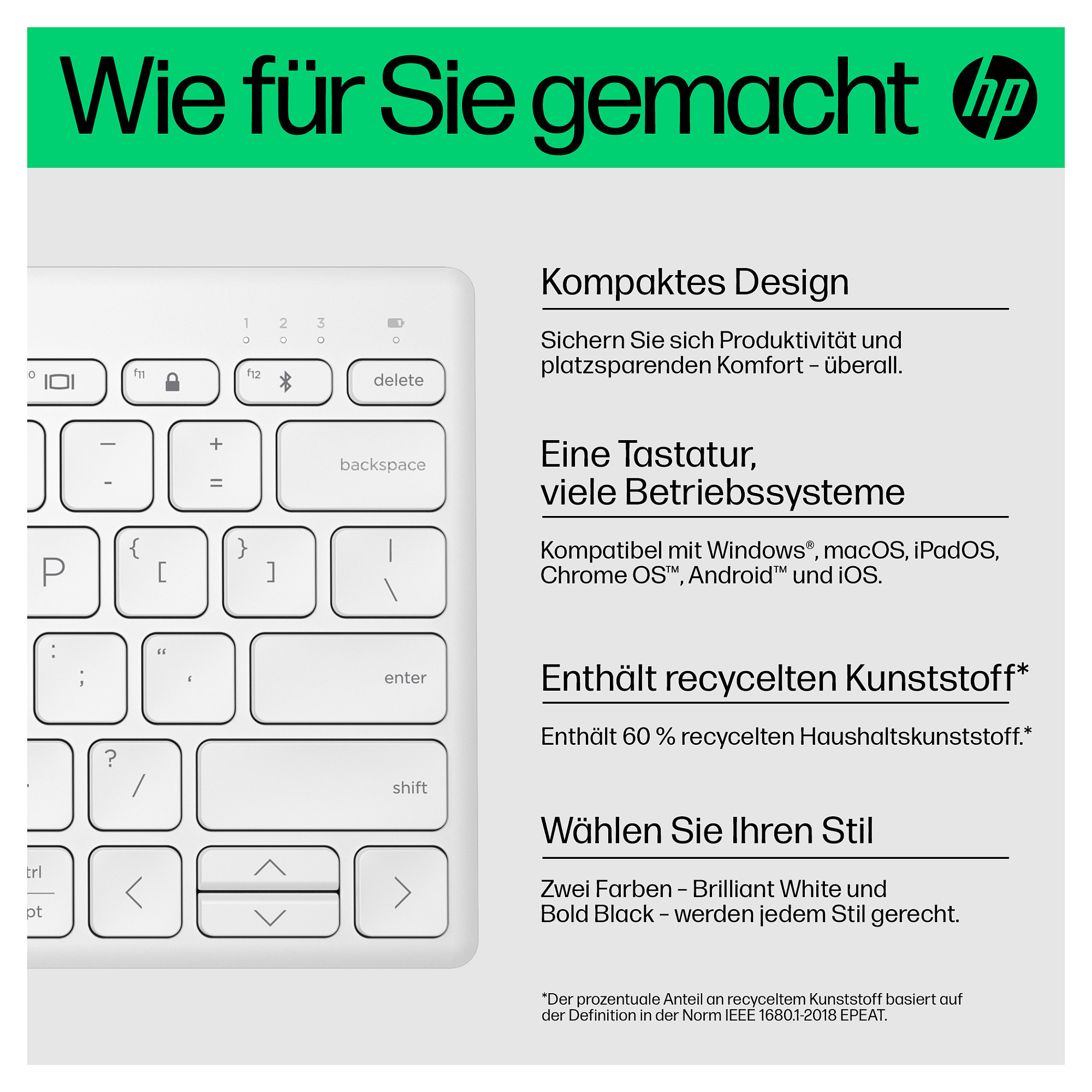 Bluetooth HP 350 Compact Multi-Device (bežične) – internacionalna non HR tipkovnica-16