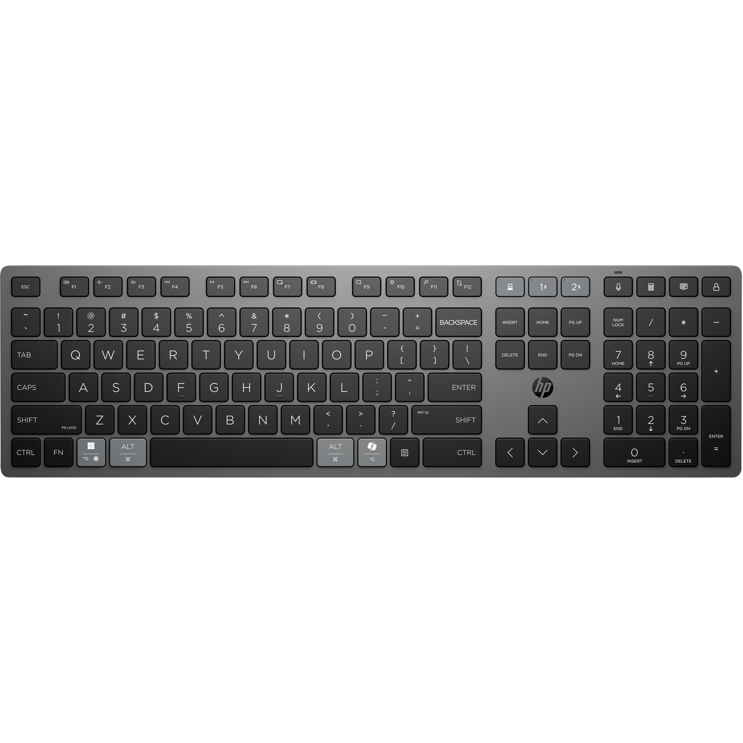 Tipkovnica HP HP 725 Multi-Device Rechargeable Wireless Keyboard - German version – internacionalna non HR tipkovnica-0