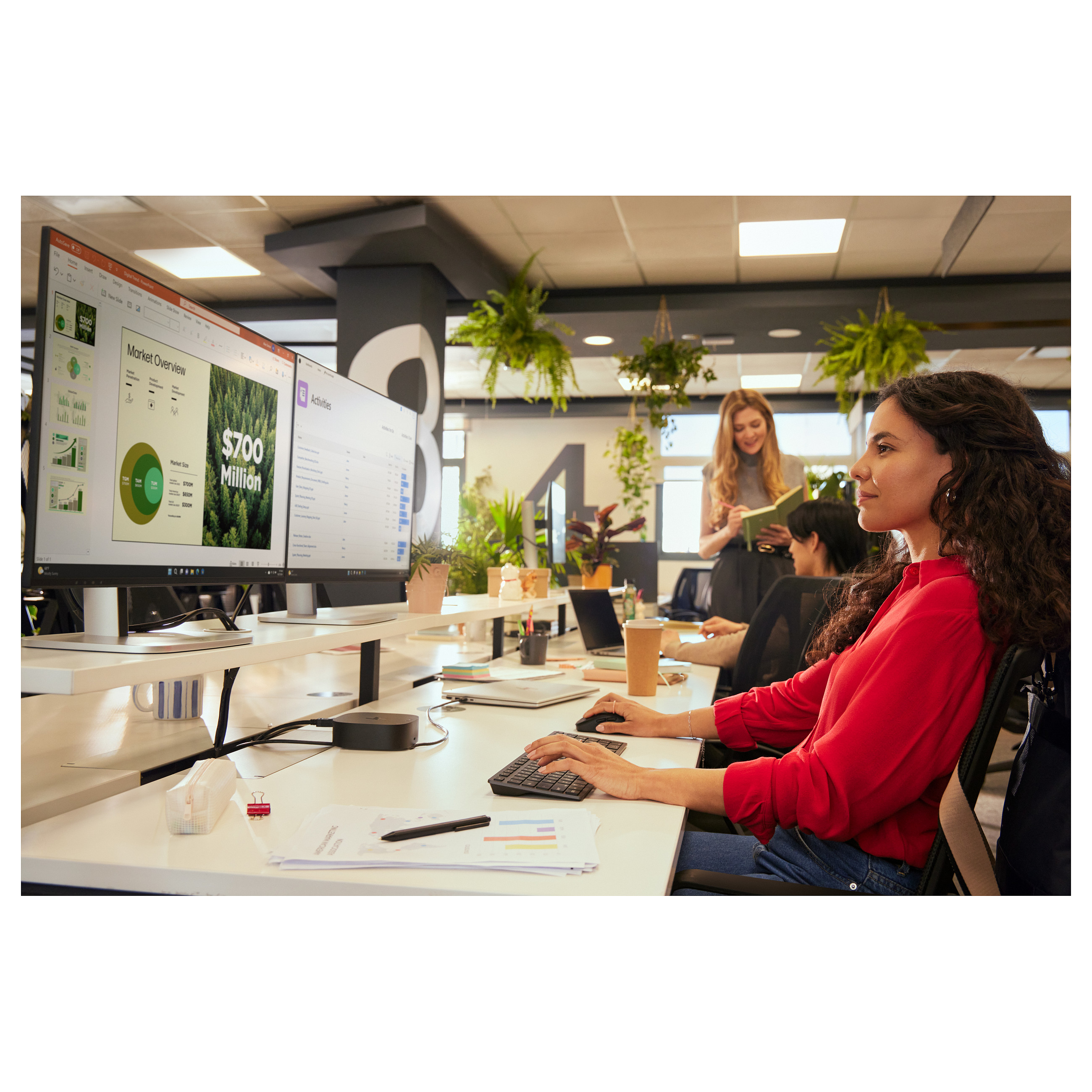 Tipkovnica HP HP 725 Multi-Device Rechargeable Wireless Keyboard - German version – internacionalna non HR tipkovnica-7