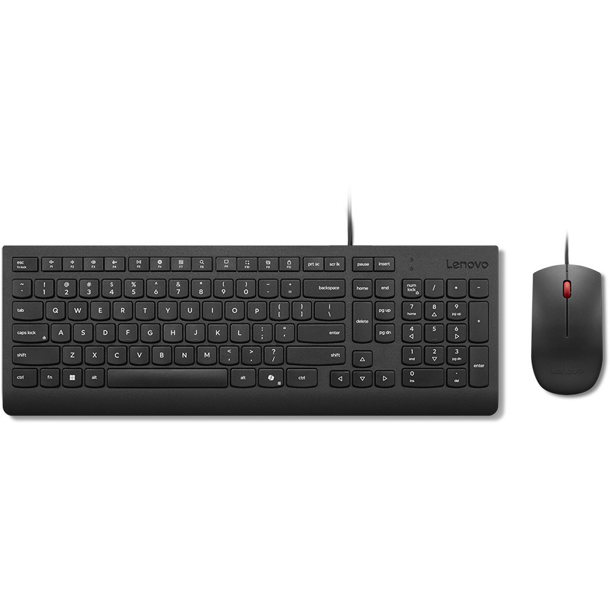 Tipkovnica i miš LENOVO Essential Wired Combo Keyboard and Mouse German 129 – internacionalna non HR tipkovnica
