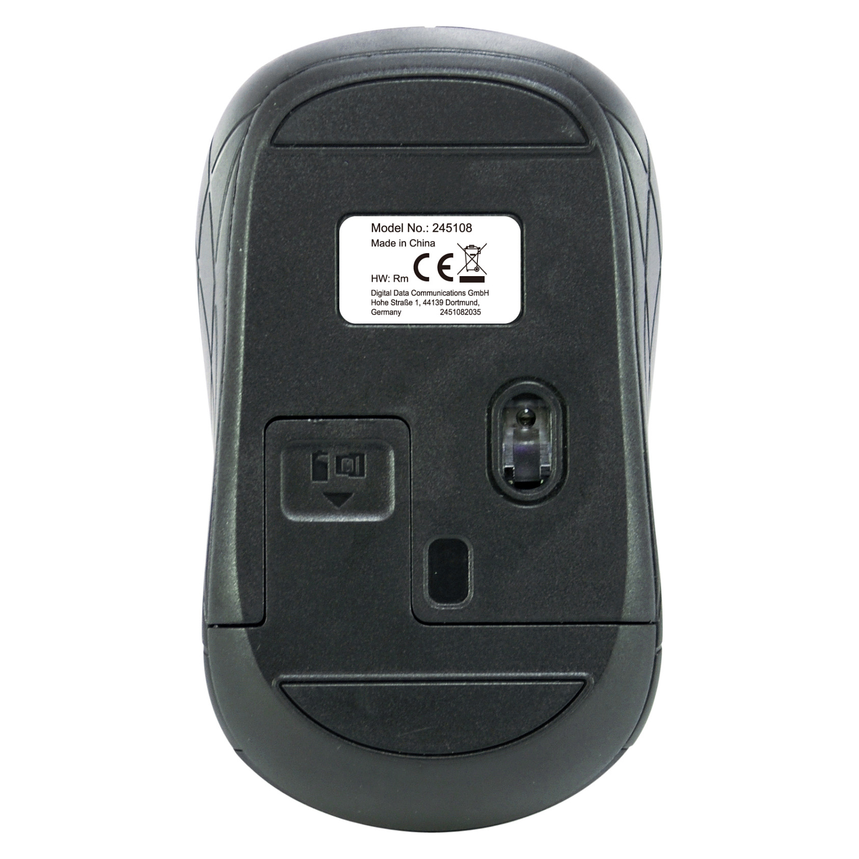Bežični optički miš EQUIP 245108 (1600 DPI, crni)-1