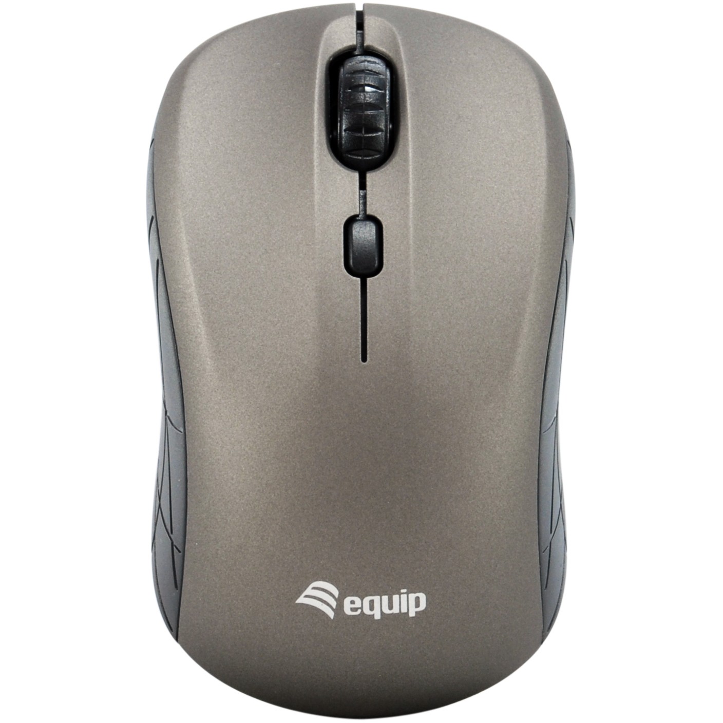 Optička miš EQUIP Optische Maus kabellos USB Mini R+L siva
