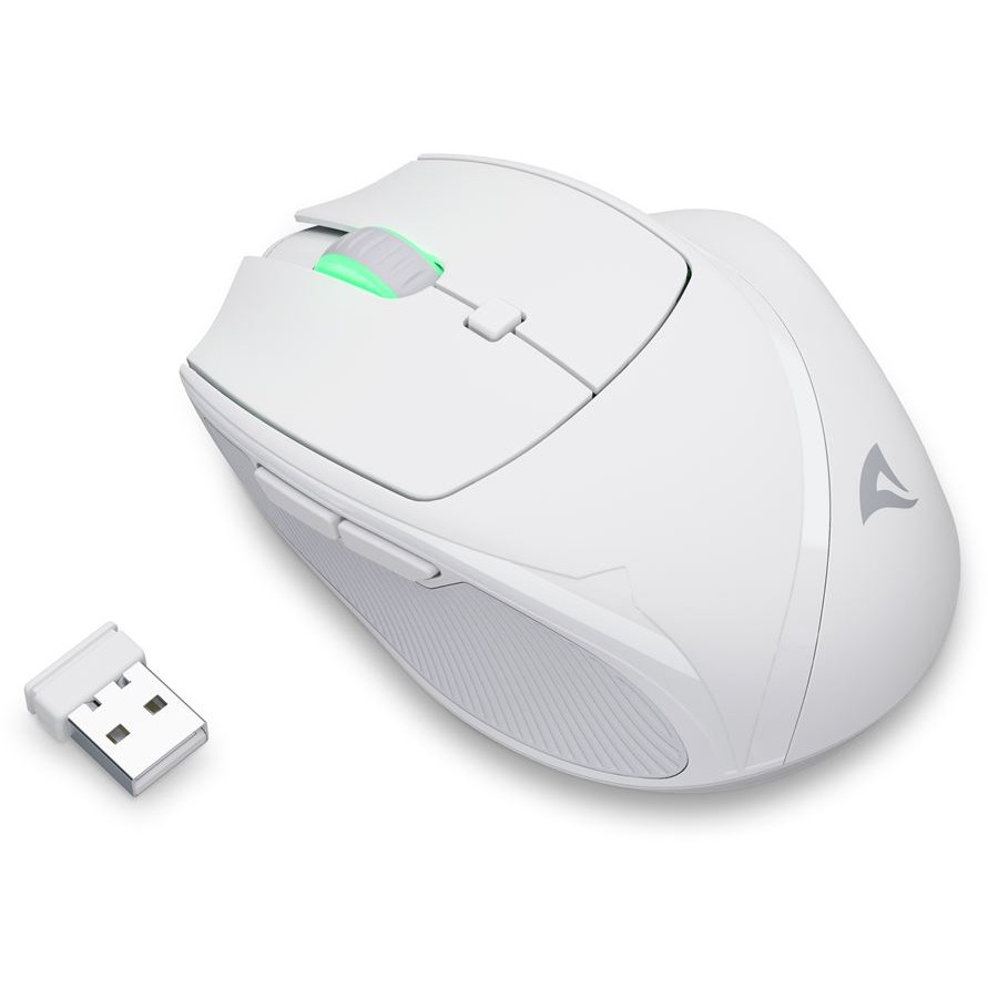 Maus SHARKOON OfficePal M25W (bežična, 2.4 GHz, ergonomski dizajn, RGB osvjetljenje)-2
