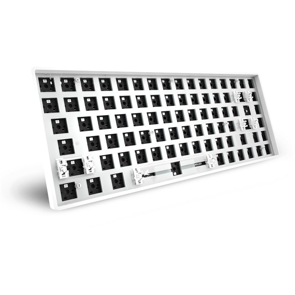 Barebone tipkovnica SHARKOON SKILLER SGK50 S3 (bez tipki i prekidača, ANSI layout) bijela – internacionalna non HR tipkovnica-1