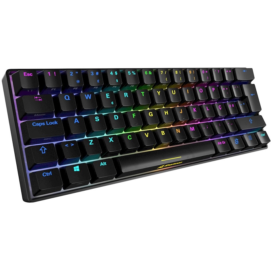 Tipkovnica SHARKOON SKILLER SGK50 S4 (IT raspored, Kailh Red) – internacionalna non HR tipkovnica-2