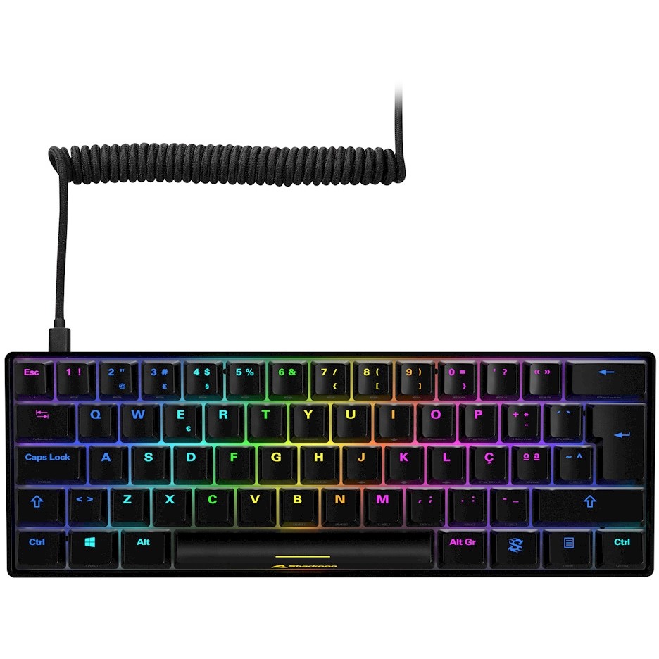 Tipkovnica SHARKOON SKILLER SGK50 S4 (PT raspored, Kailh Red) – internacionalna non HR tipkovnica-1