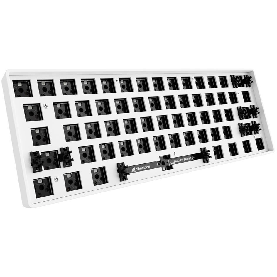 Barebone tipkovnica SHARKOON SKILLER SGK50 S4 (bez tipki i prekidača, ANSI layout) bijela – internacionalna non HR tipkovnica-2