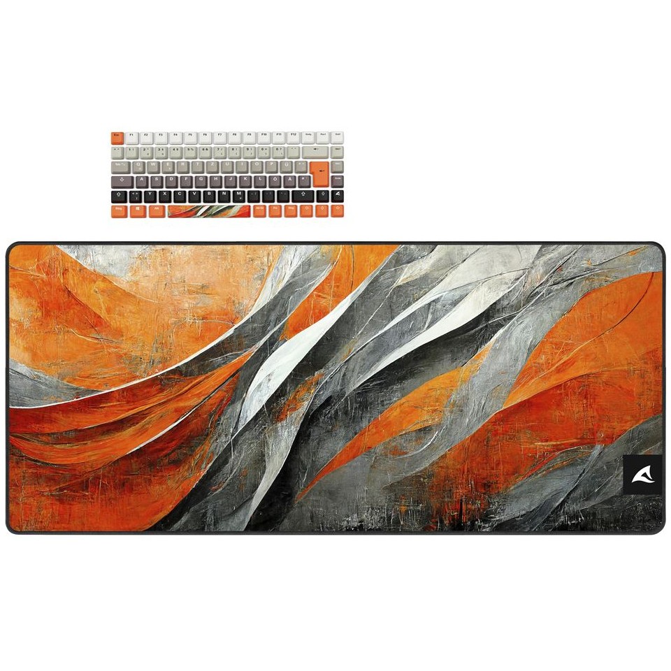 Gaming tipkovnica SHARKOON SKILLER SGK50 S3 Design Bundle D6 (60% format, narančasta/siva)-0