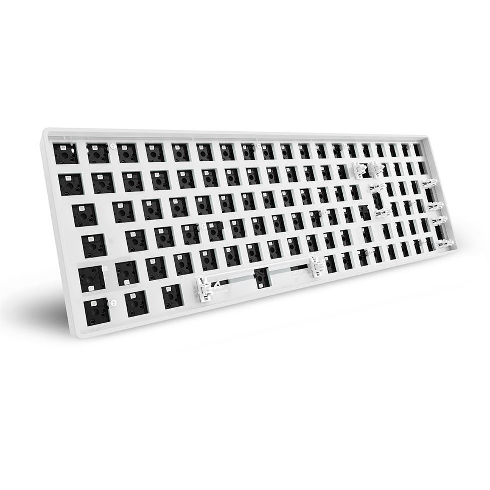 Barebone tipkovnica SHARKOON SKILLER SGK50 S2 (bez tipki i prekidača, ANSI layout) bijela – internacionalna non HR tipkovnica-0