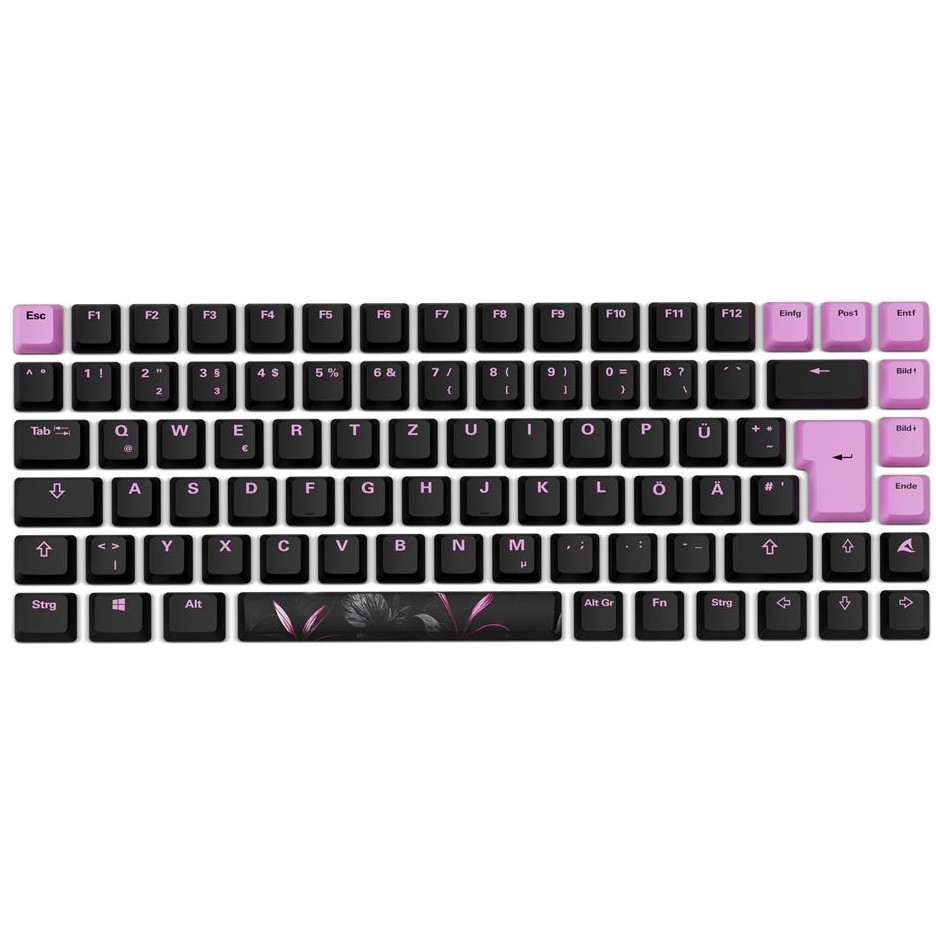 Set tipkovnica i podloga SHARKOON SKILLER SGK50 S3 Design Bundle D2 (crno/ljubičasta)-2