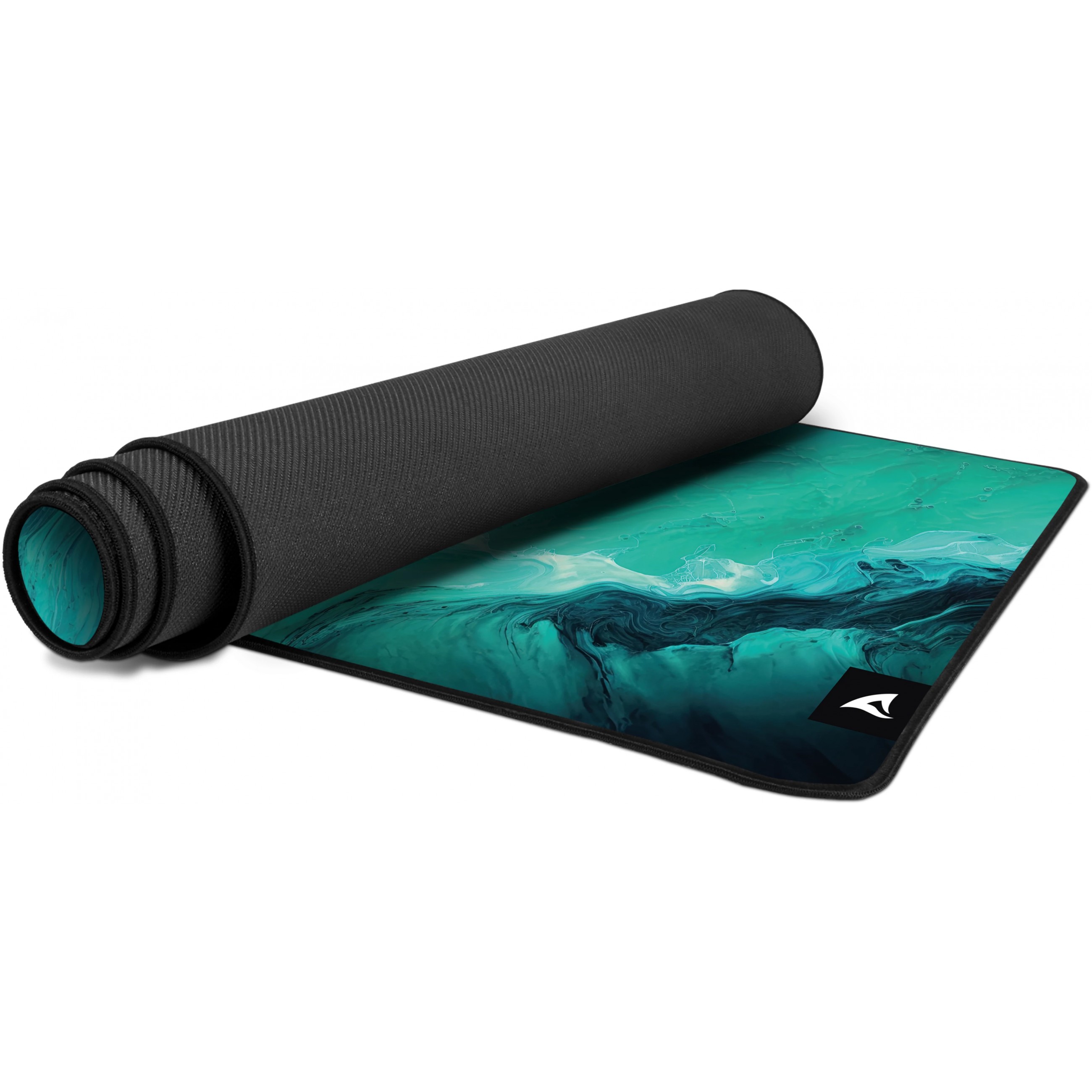 Set tipkovničkih kapica i podloge za miš SHARKOON SKILLER SGK50 S3 Design Bundle D4 (Tirkizno/Plava)-3