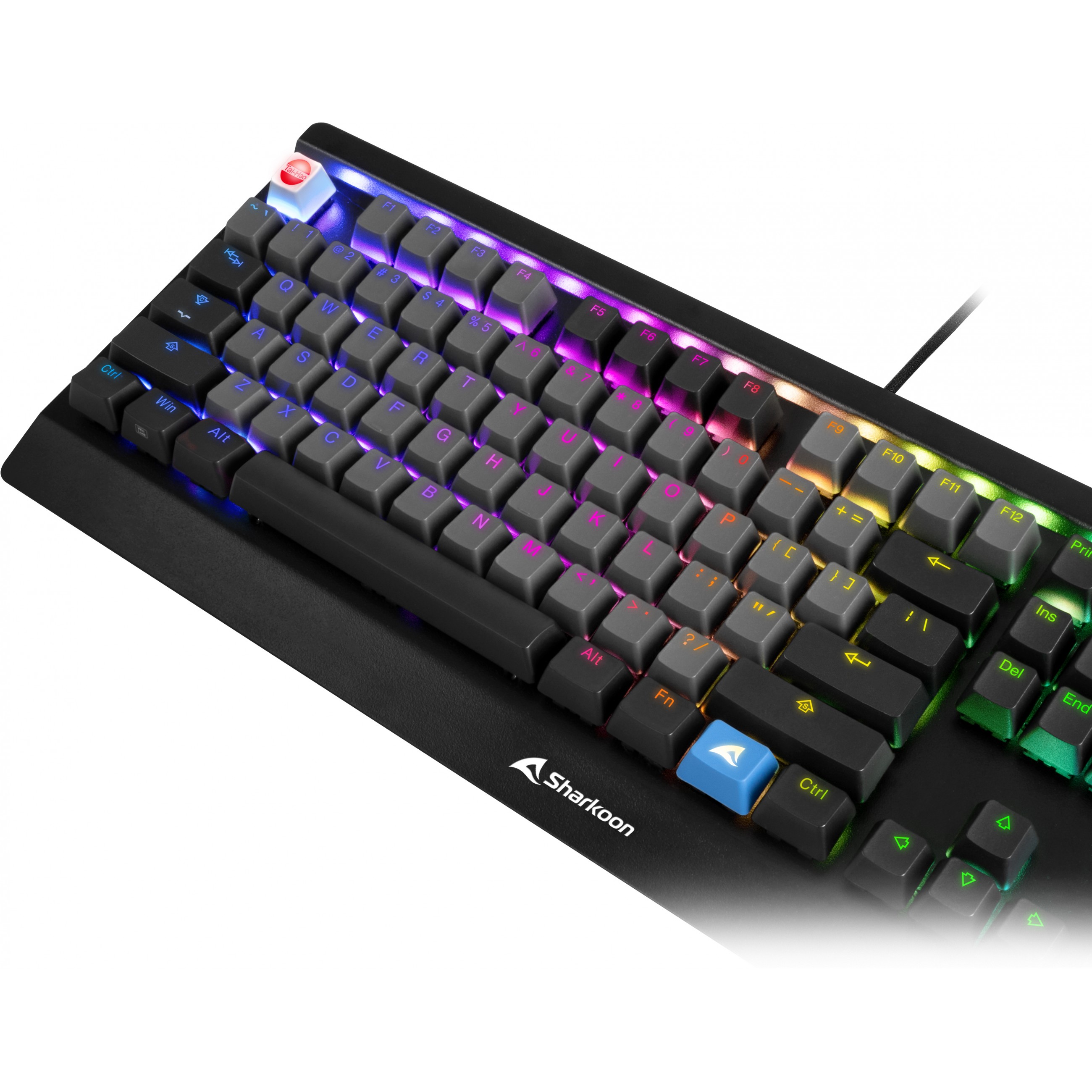 Tipkovnica SHARKOON SKILLER SAC20 (114 tipki, ANSI-Layout, crna boja) – internacionalna non HR tipkovnica-4