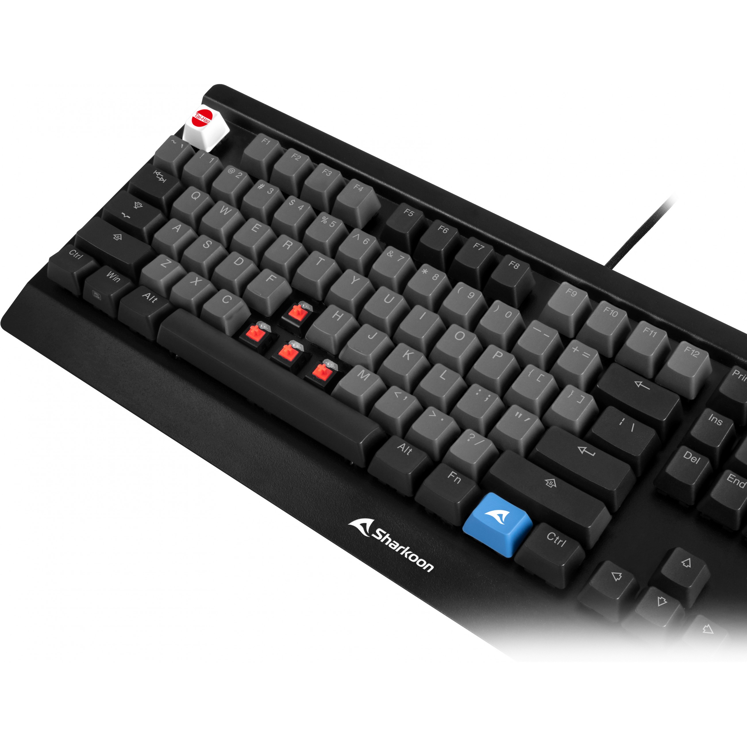 Tipkovnica SHARKOON SKILLER SAC20 (114 tipki, ANSI-Layout, crna boja) – internacionalna non HR tipkovnica-5