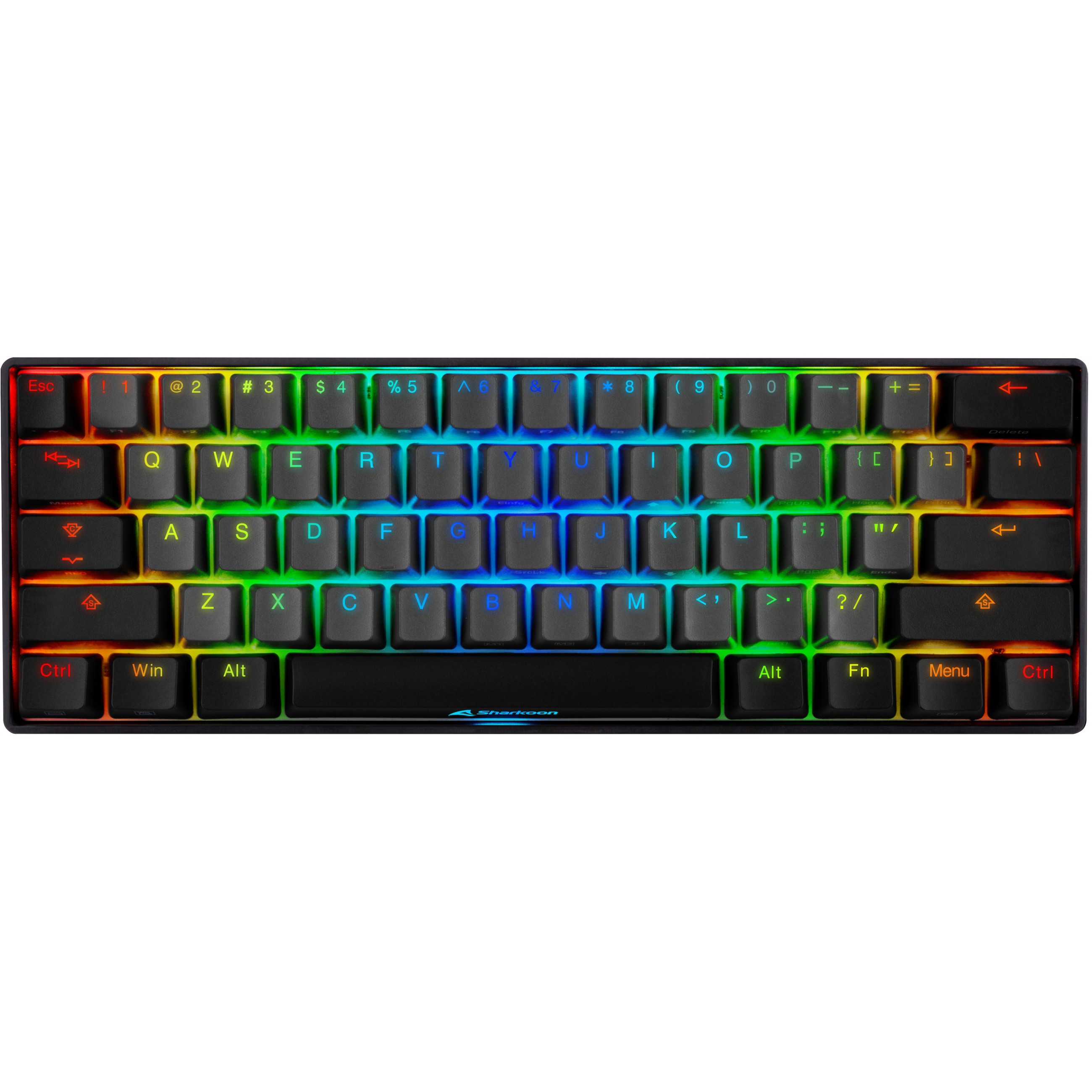 Tipkovnica SHARKOON SKILLER SAC20 S4 (62 tipke, ANSI-Layout, crna boja) – internacionalna non HR tipkovnica-4