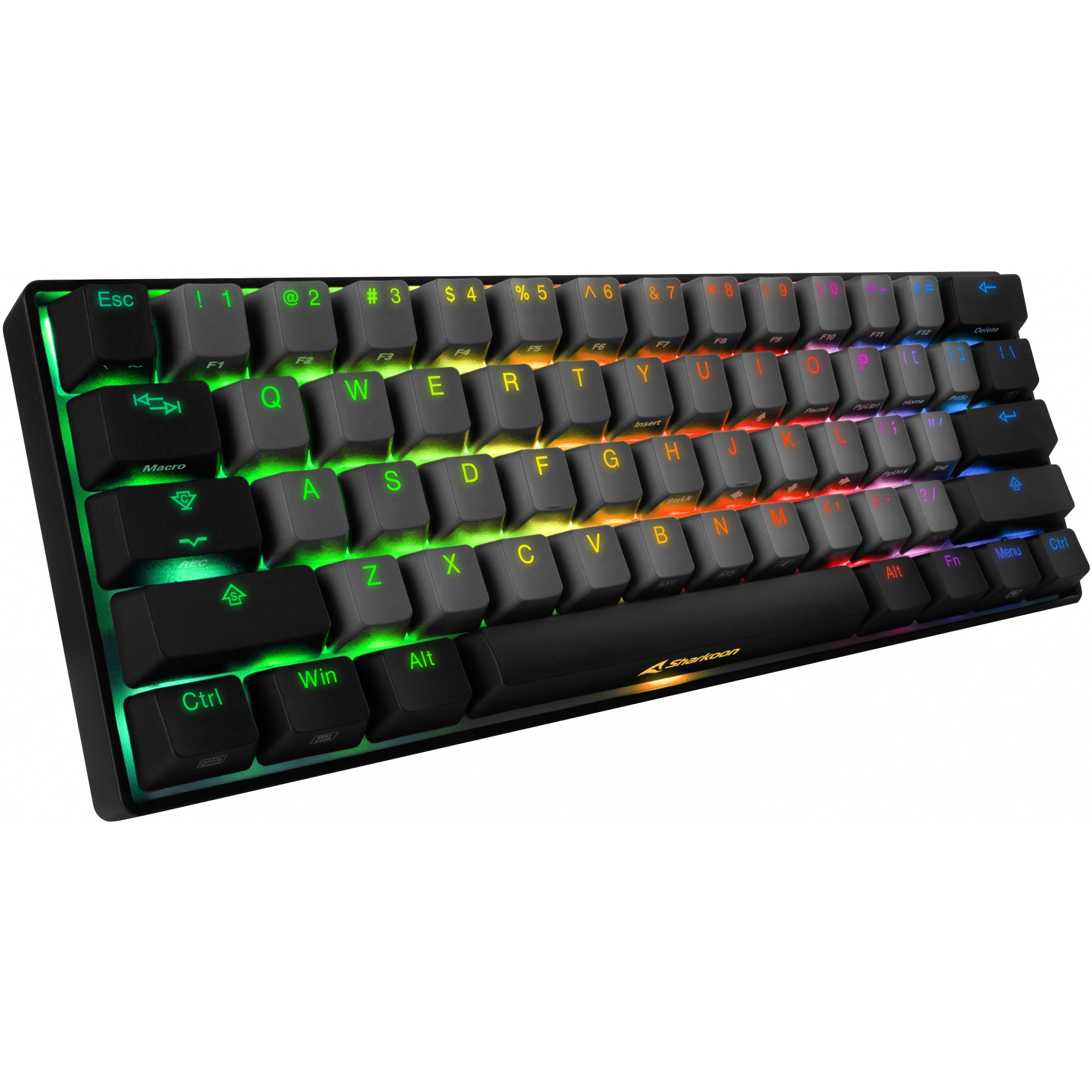 Tipkovnica SHARKOON SKILLER SAC20 S4 (62 tipke, ANSI-Layout, crna boja) – internacionalna non HR tipkovnica-5