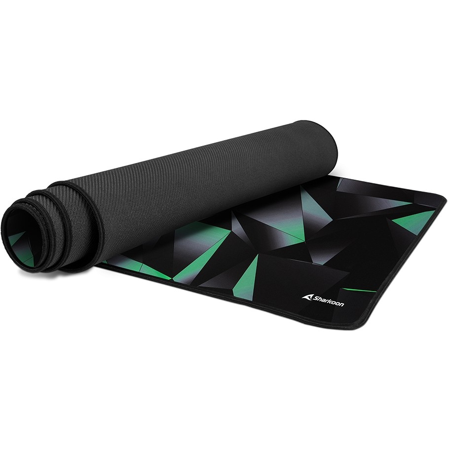 Podloga za miš SHARKOON SKILLER SGP30 XXL Stealth (crna/zelena)-2