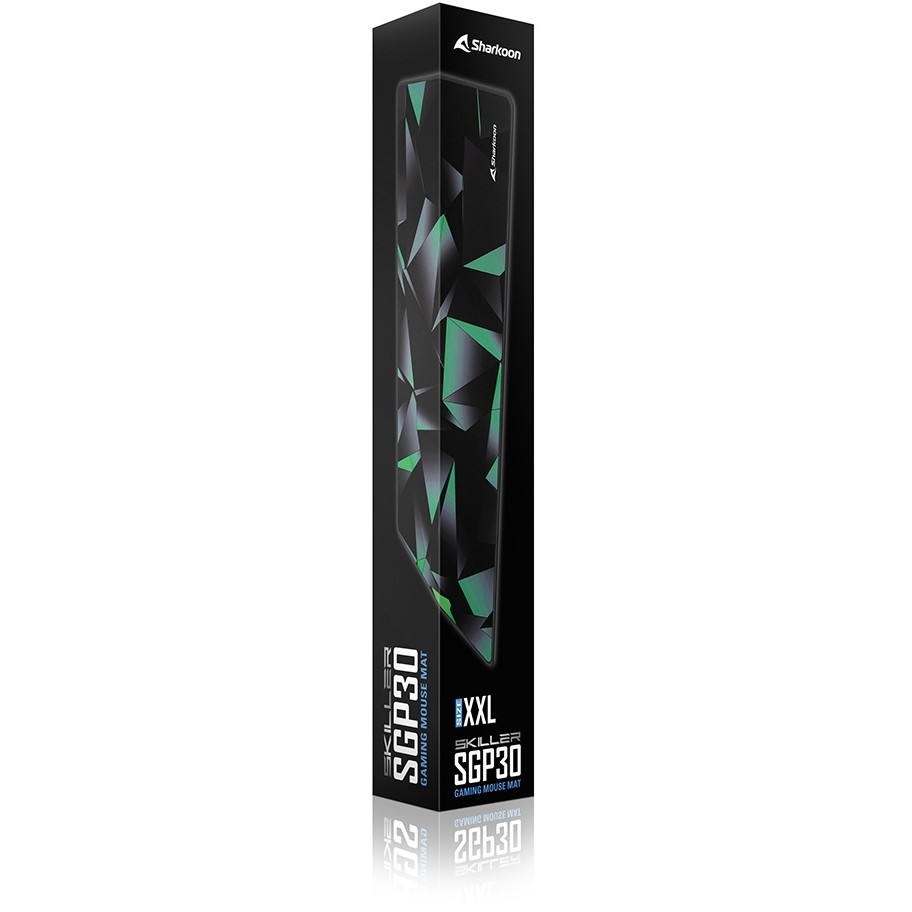 Podloga za miš SHARKOON SKILLER SGP30 XXL Stealth (crna/zelena)-3