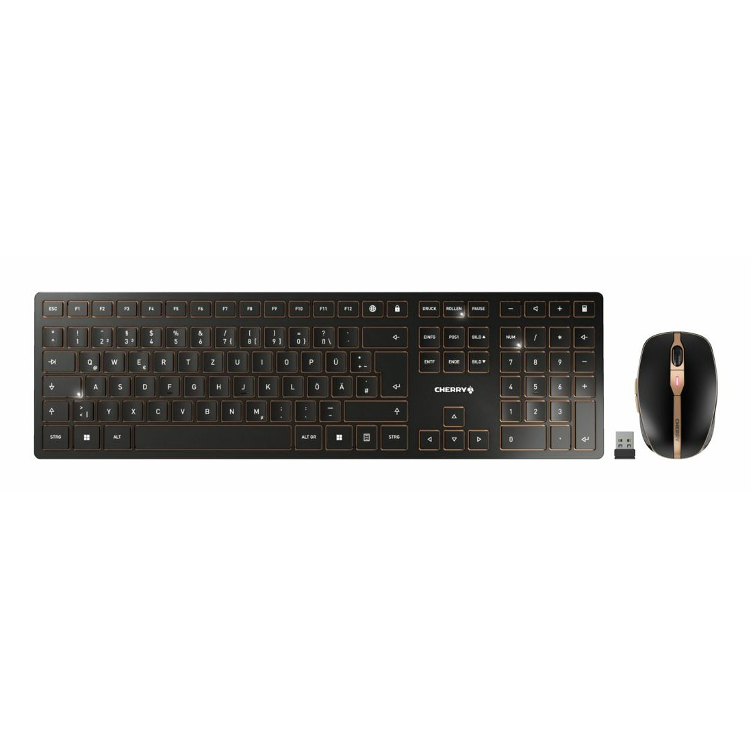 Set tipkovnica i miš CHERRY DW 9100 SLIM bežični IT-Layout s/b – internacionalna non HR tipkovnica-0
