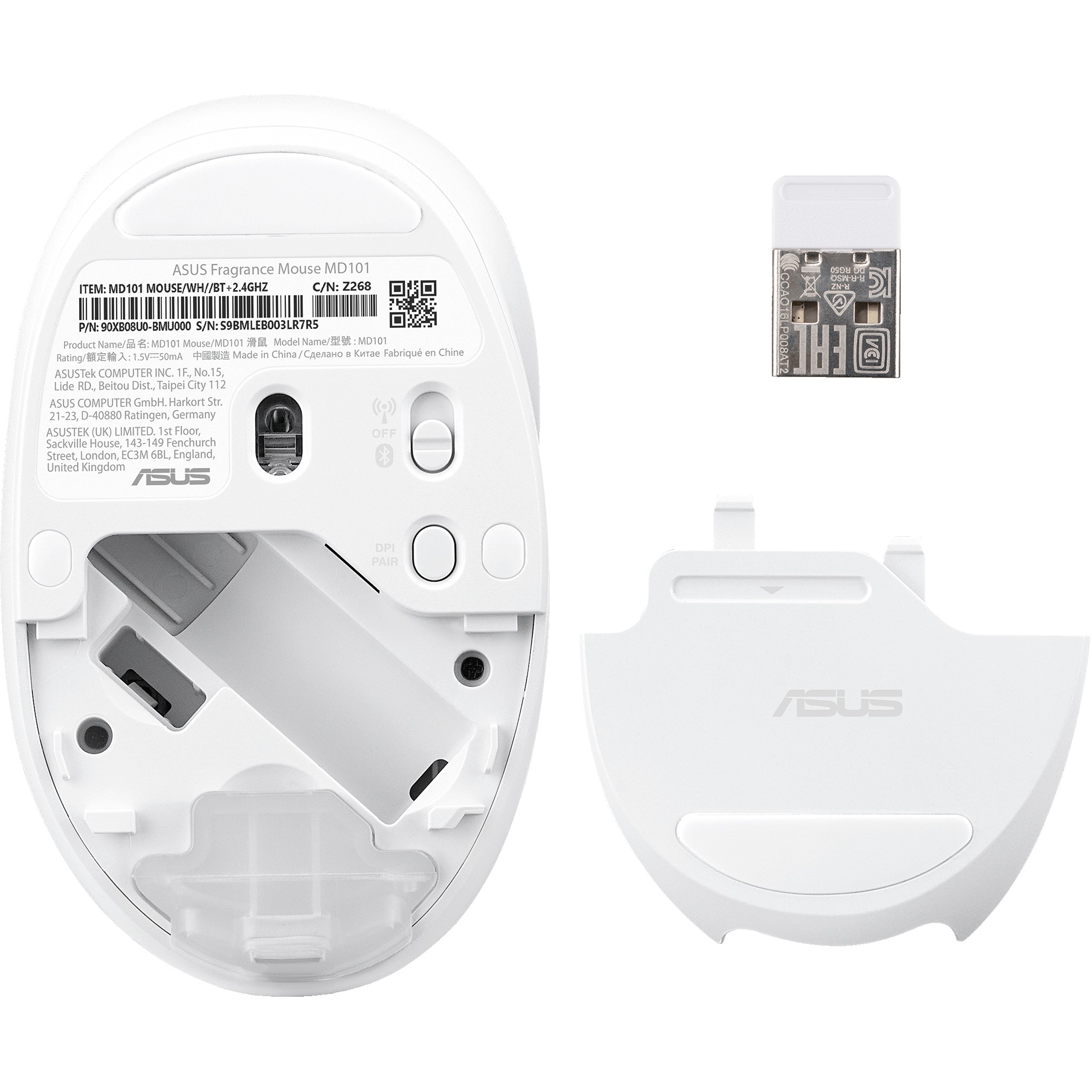 Maus ASUS MD101 MOUSE/WH-3