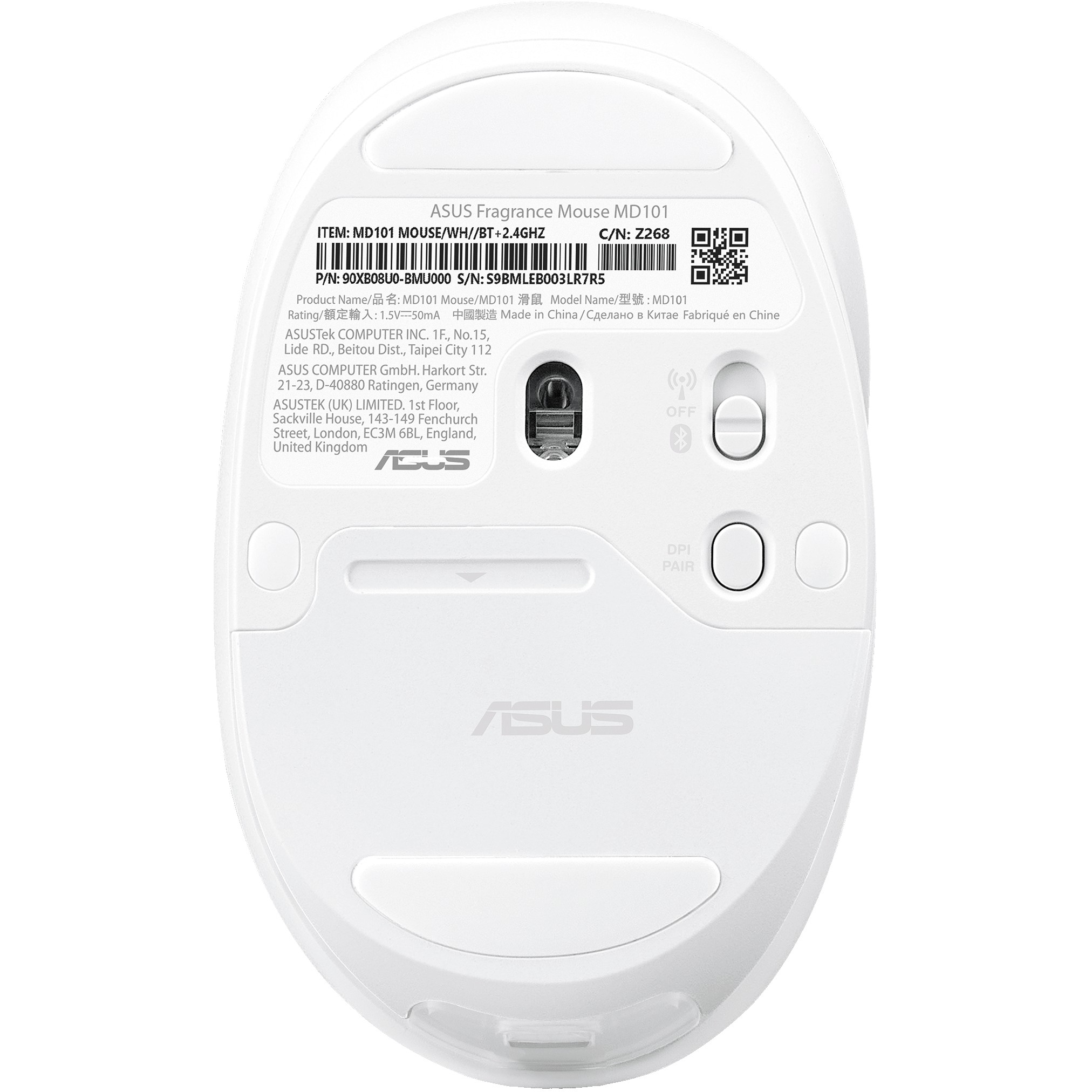 Maus ASUS MD101 MOUSE/WH-4