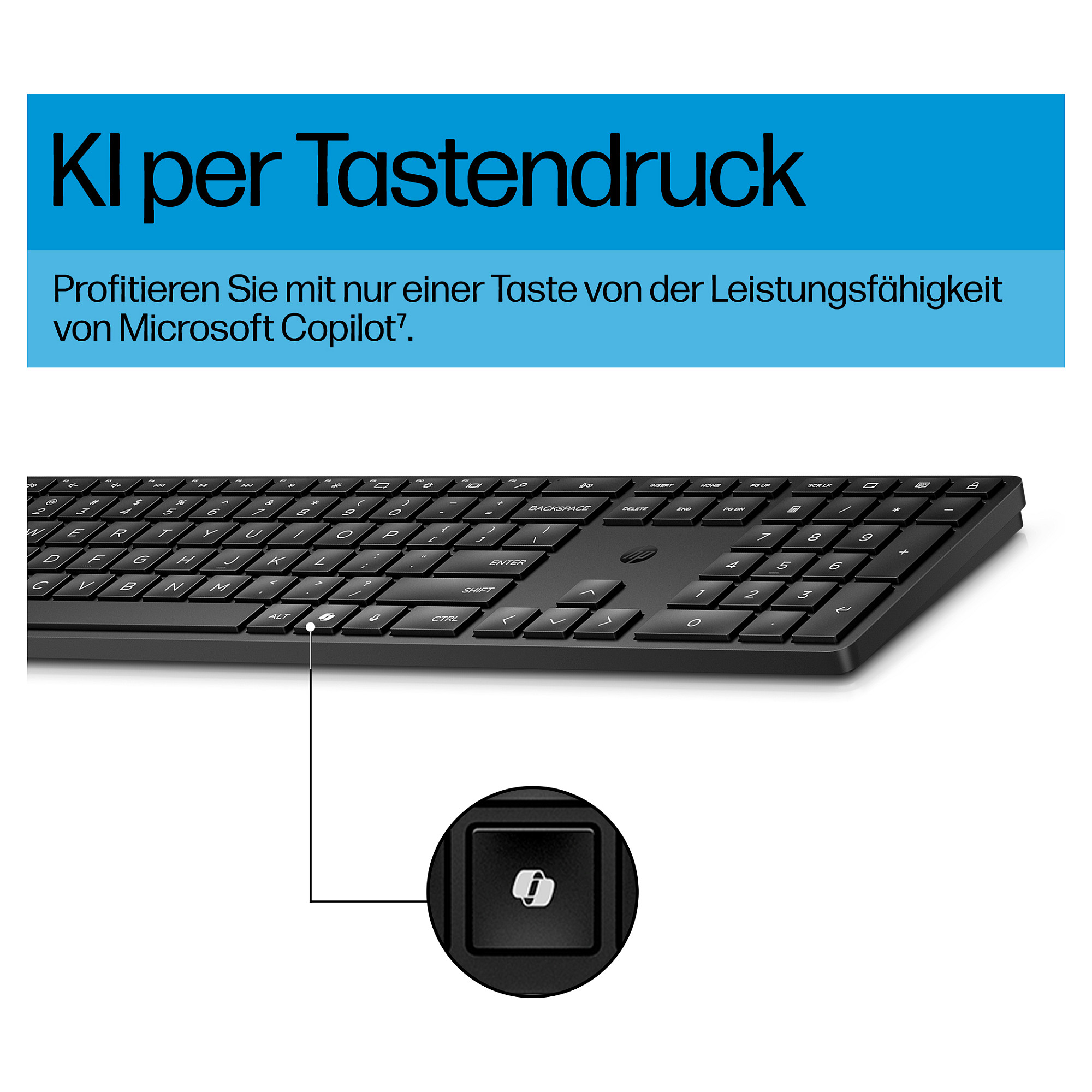 Bežična tipkovnica i miš HP 655 bežični Keyboard and Mouse Combo bijela (DE) – internacionalna non HR tipkovnica-4