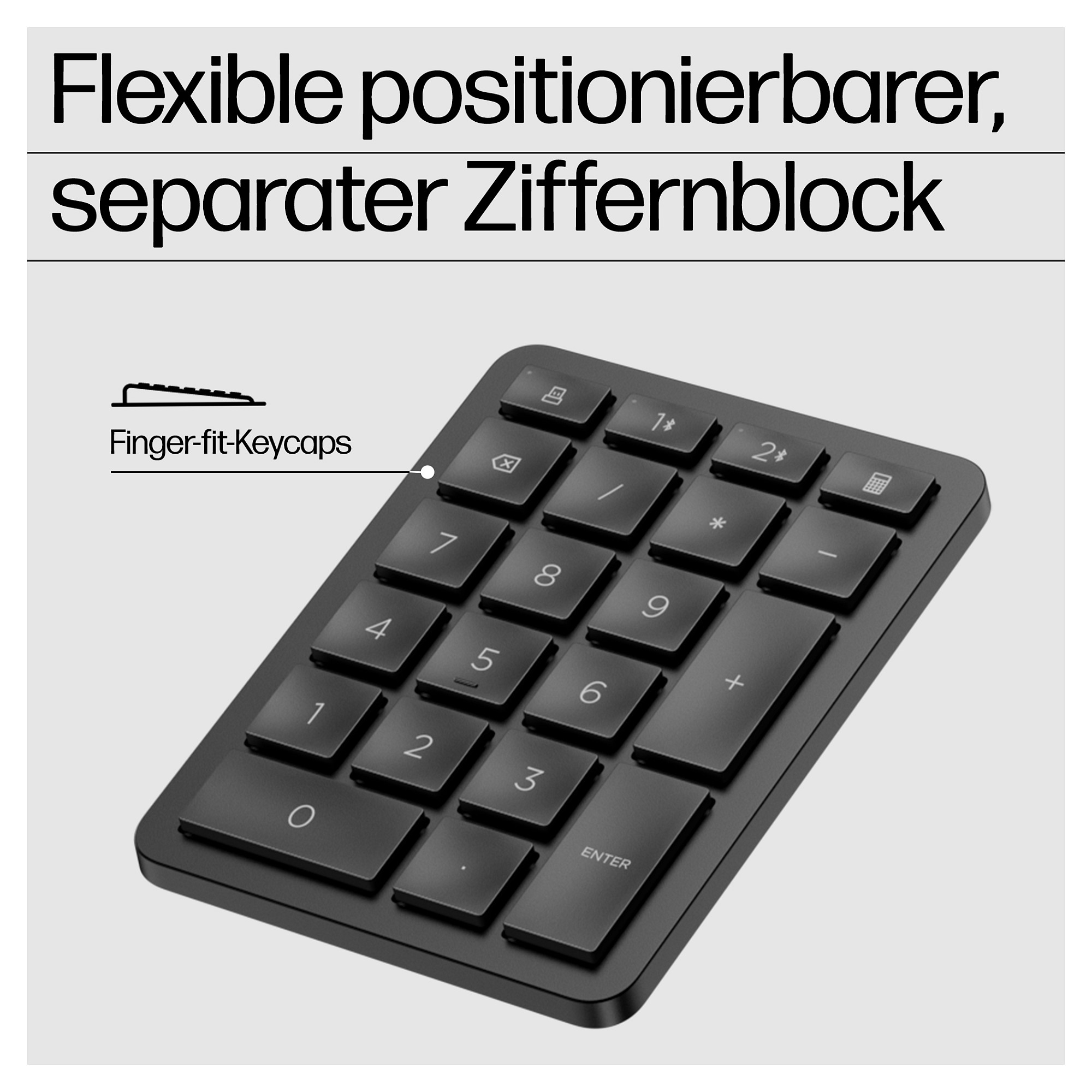 Tipkovnica HP 965 BLK Ergonomic bežični Keyboard-7