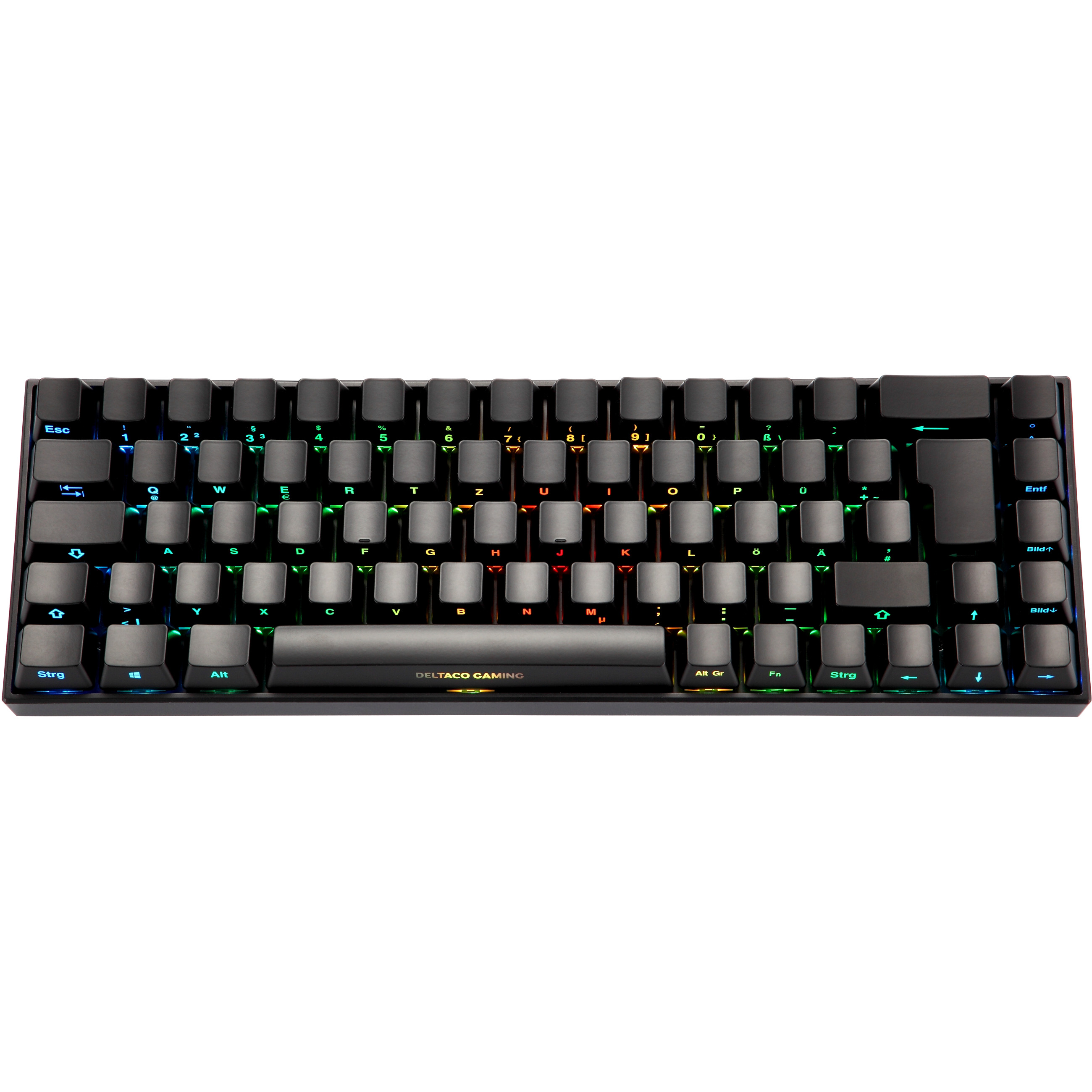 Gaming tipkovnica DELTACO DK440R bežična, crna – internacionalna non HR tipkovnica-5
