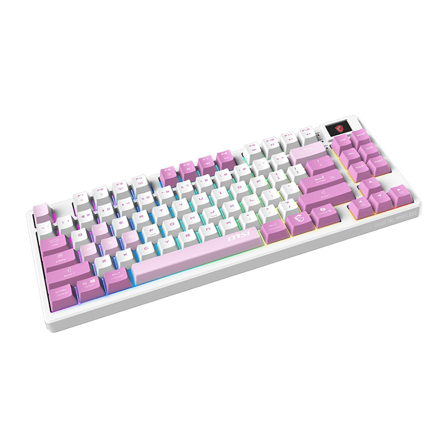 Tipkovnica MSI FORGE GK600 TKL W Violet Gaming Keyboard – internacionalna non HR tipkovnica-1
