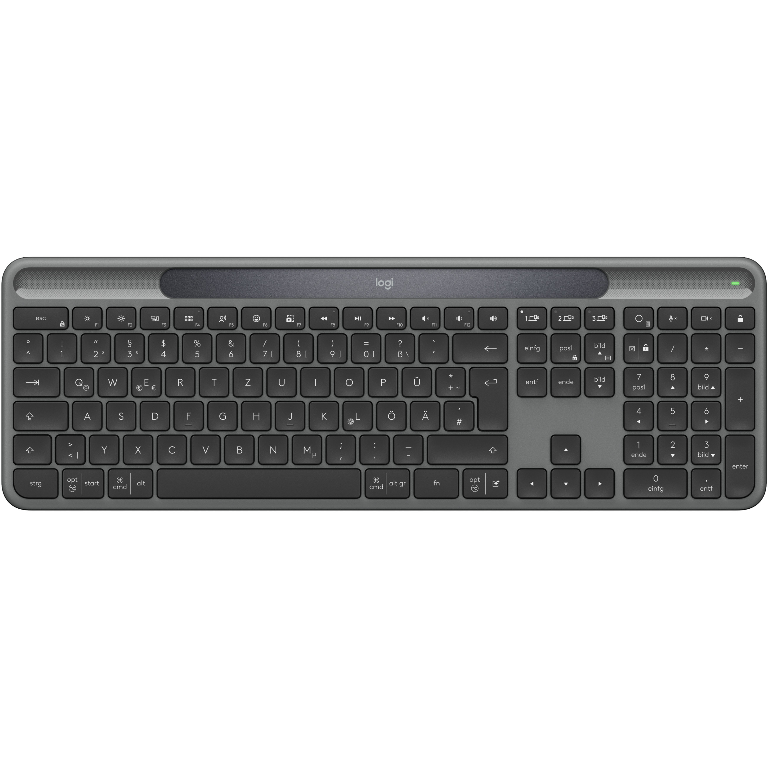 Tipkovnica LOGITECH Signature Slim Solar+ K980 Bluetooth – internacionalna non HR tipkovnica