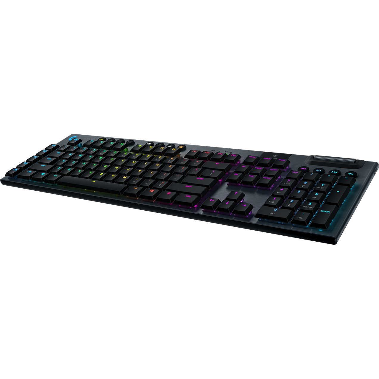 Tipkovnica LOGITECH G915 LIGHTSPEED Wireless RGB Mechanical Gaming - GL Tactile - CARBON - DEU - CENTRAL – internacionalna non HR tipkovnica