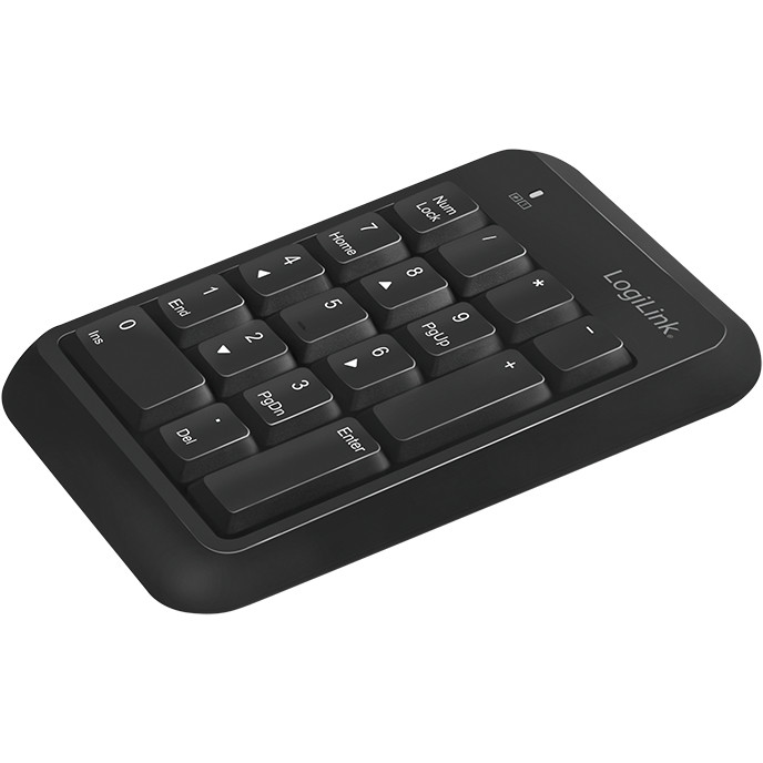 Tipkovnica Logilink Keypad Bluetooth 17 tipki V5.1 crna boja-2