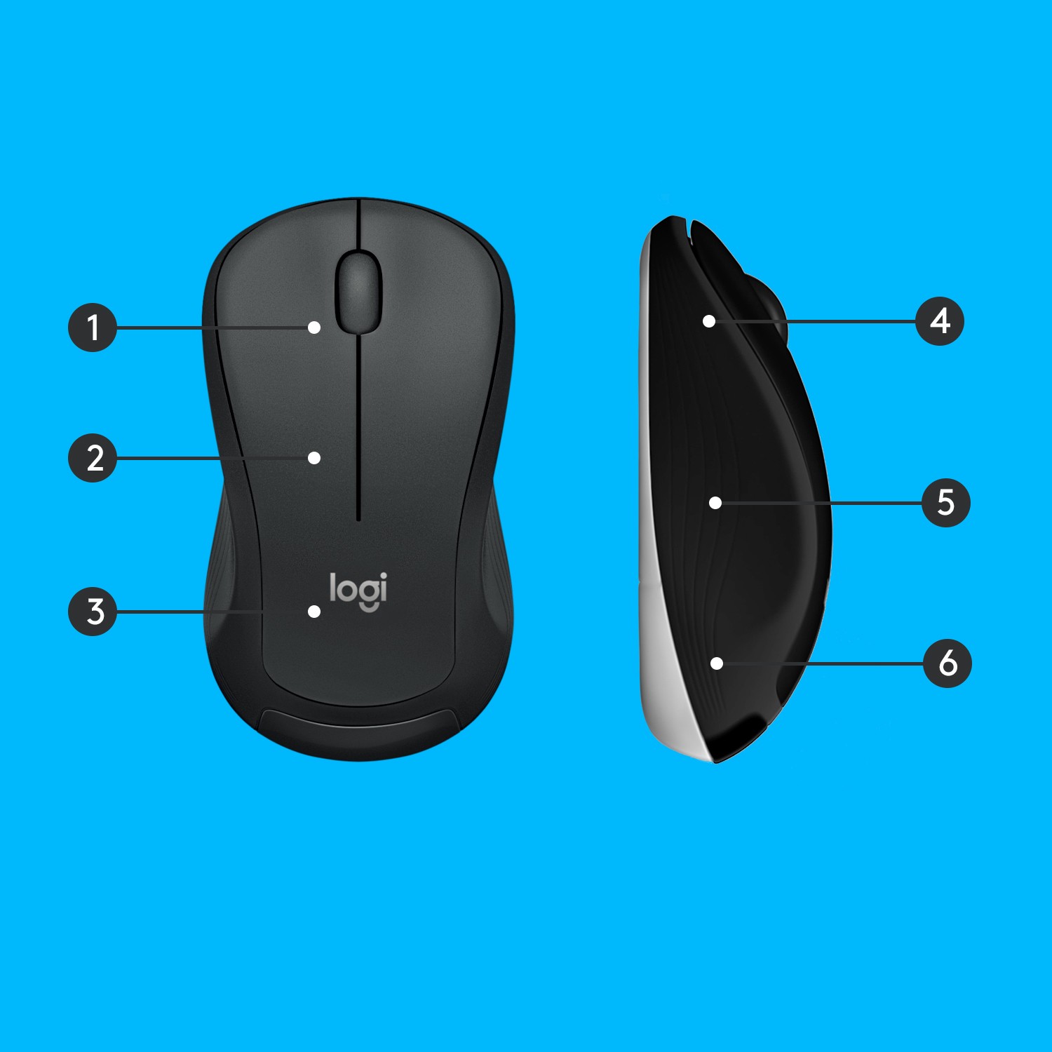 Bežični set tipkovnice i miša LOGITECH MK540 Advanced, QWERTZ raspored, njemački – internacionalna non HR tipkovnica-7