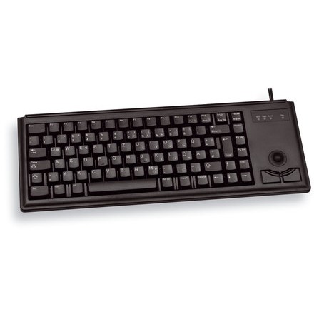 Tipkovnica CHERRY G84-4400, s trackballom, DE, crna – internacionalna non HR tipkovnica-1