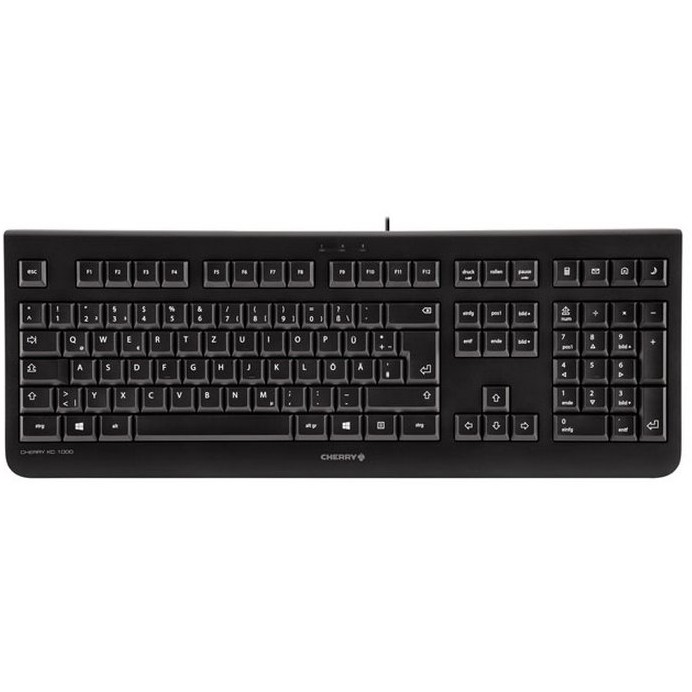 Tipkovnica CHERRY KC 1000 Corded ES-Layout crna boja – internacionalna non HR tipkovnica