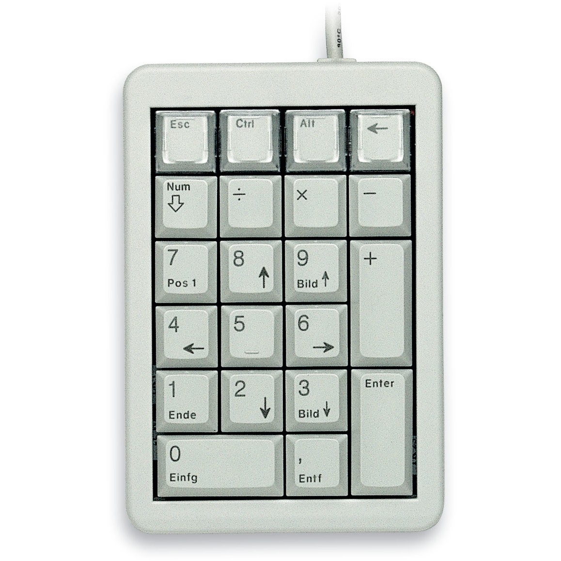 Tipkovnica CHERRY G84-4700 LUCDE-2 USB siva – internacionalna non HR tipkovnica