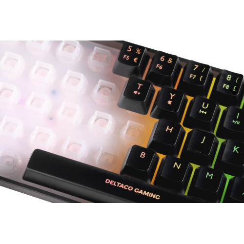 Tipkovnica DELTACO DK240 mini 60% USB RGB crna boja – internacionalna non HR tipkovnica-3