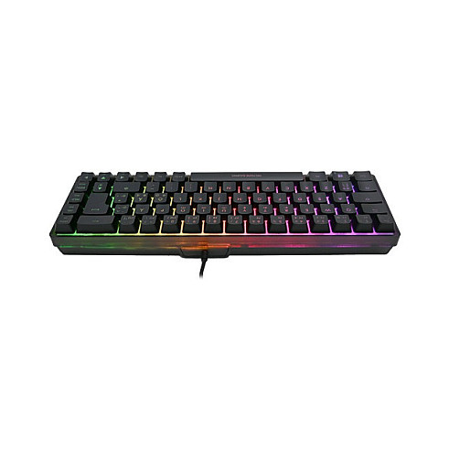 Tipkovnica DELTACO DK240 mini 60% USB RGB crna boja – internacionalna non HR tipkovnica-7