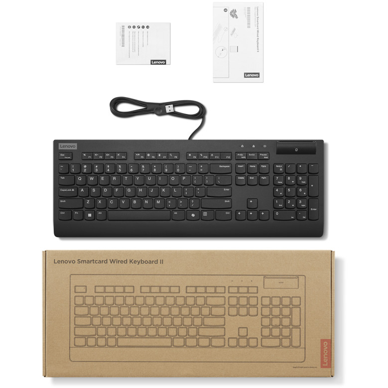 Tipkovnica LENOVO Smartcard Wired keyboard II njemačka – internacionalna non HR tipkovnica-3