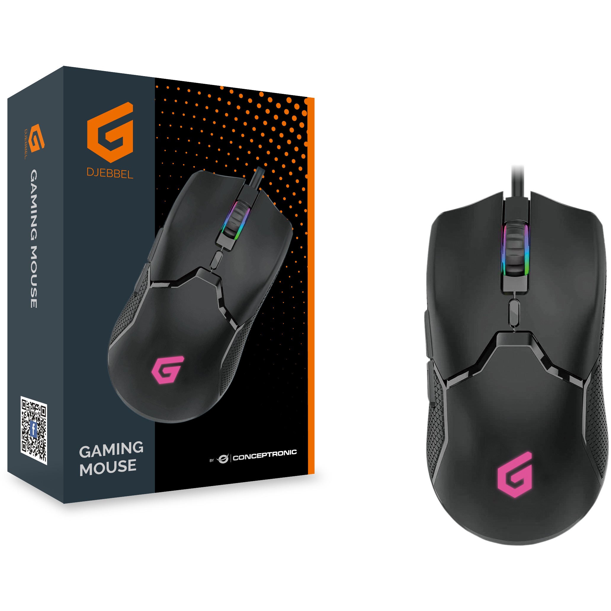 Gaming miš CONCEPTRONIC DJEBBEL05B 7200 DPI-1