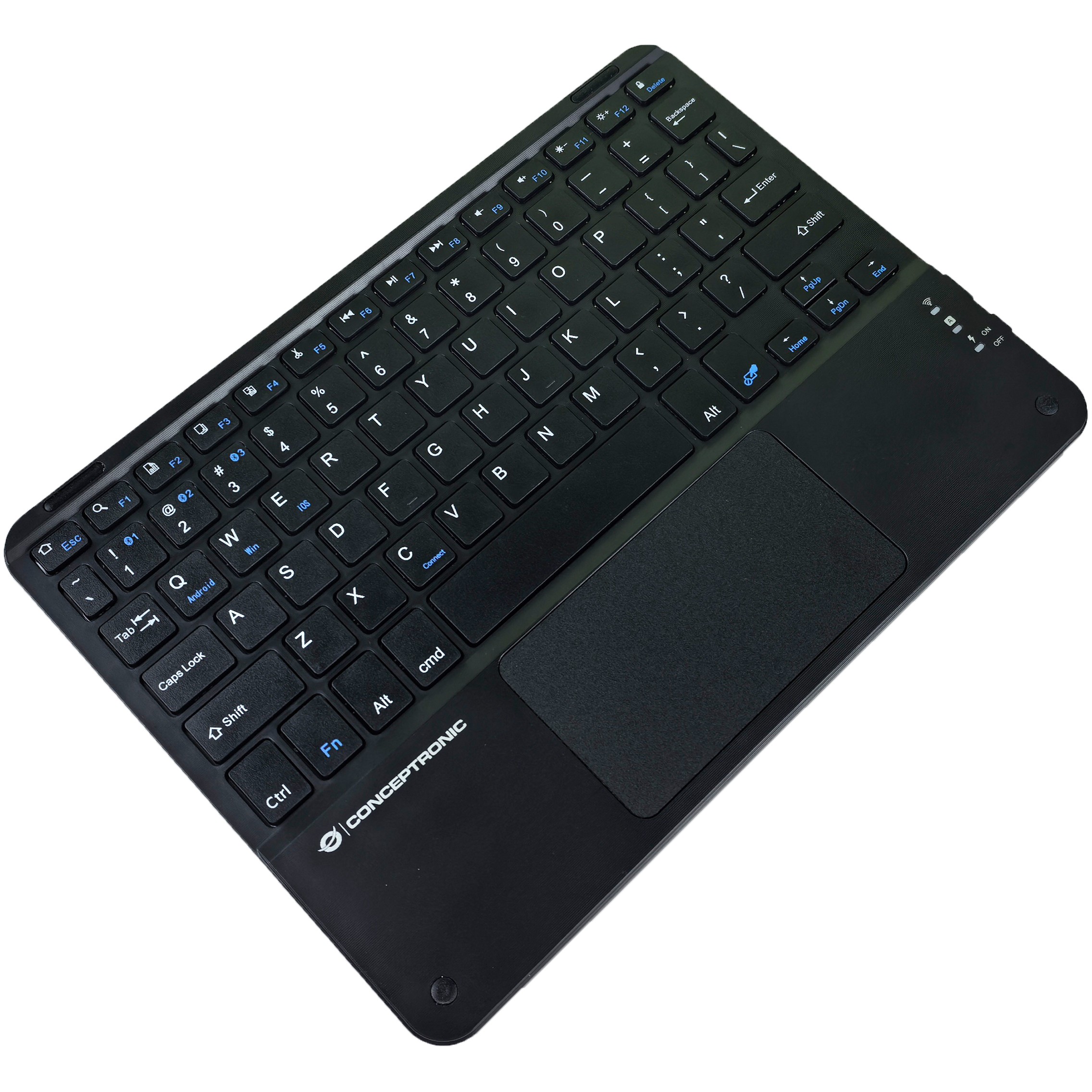 Bežična tipkovnica CONCEPTRONIC QWERTY-Layout US/EN 10" sw – internacionalna non HR tipkovnica-1