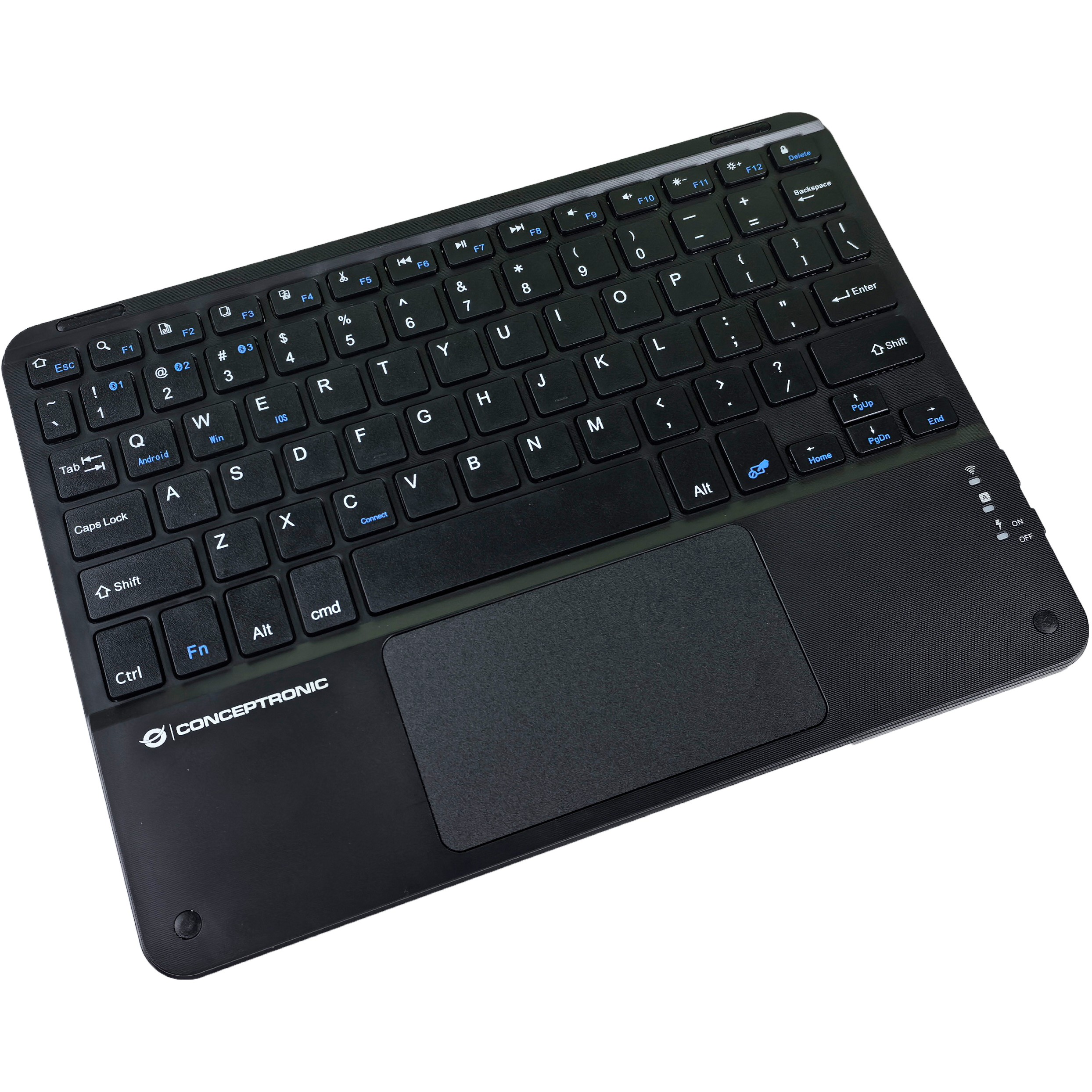 Bežična tipkovnica CONCEPTRONIC QWERTY-Layout US/EN 10" sw – internacionalna non HR tipkovnica-2