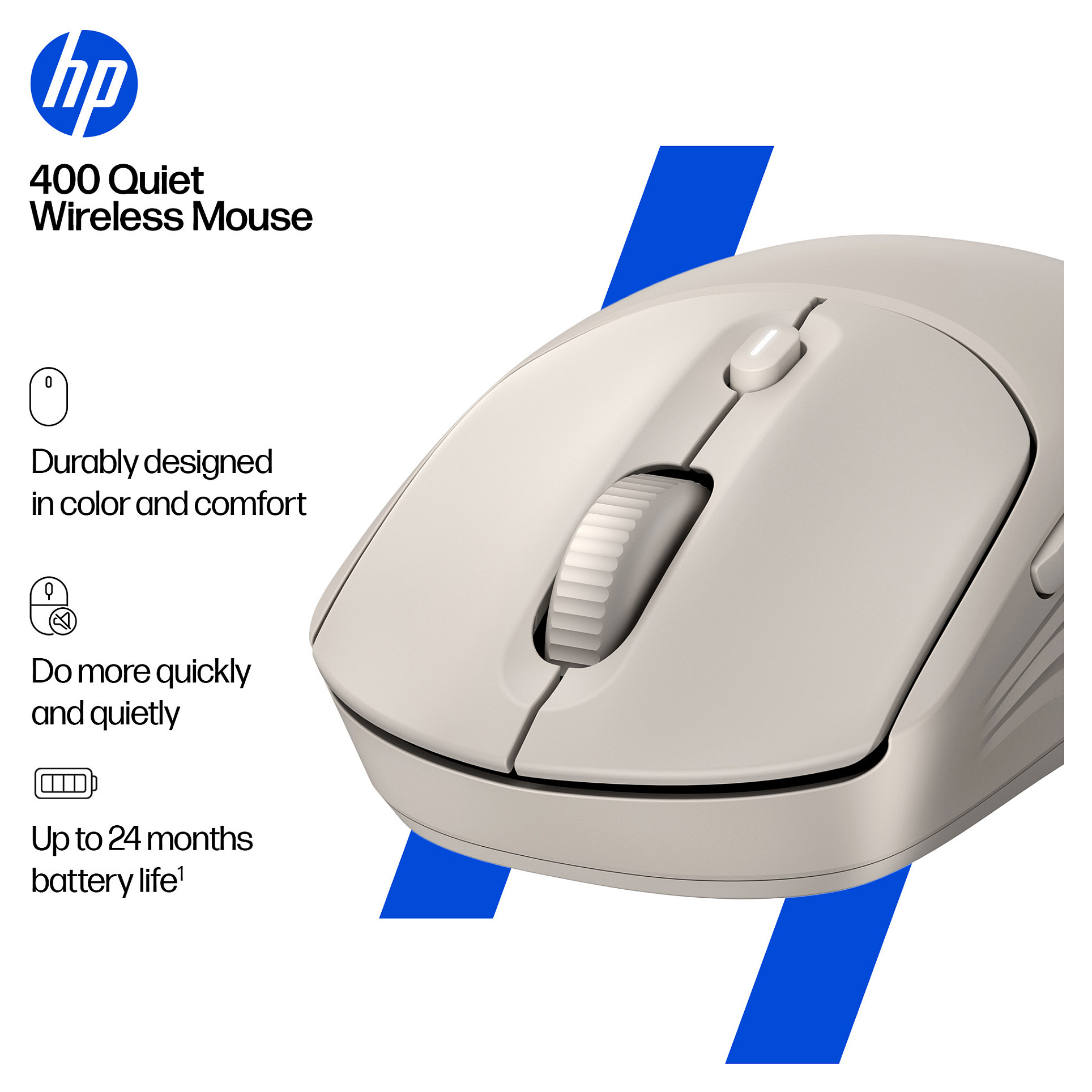 Misa HP 400 Quiet Maple bežični Mouse EURO-14