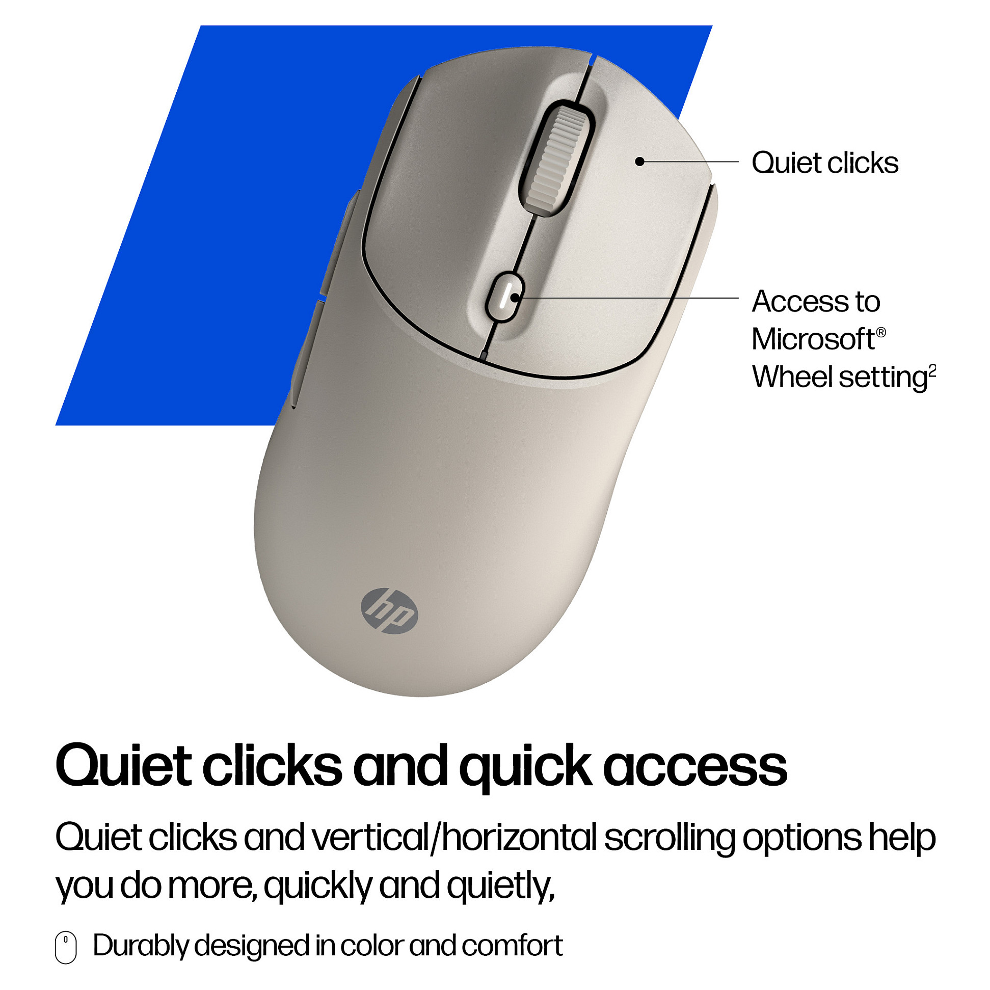 Misa HP 400 Quiet Maple bežični Mouse EURO-16