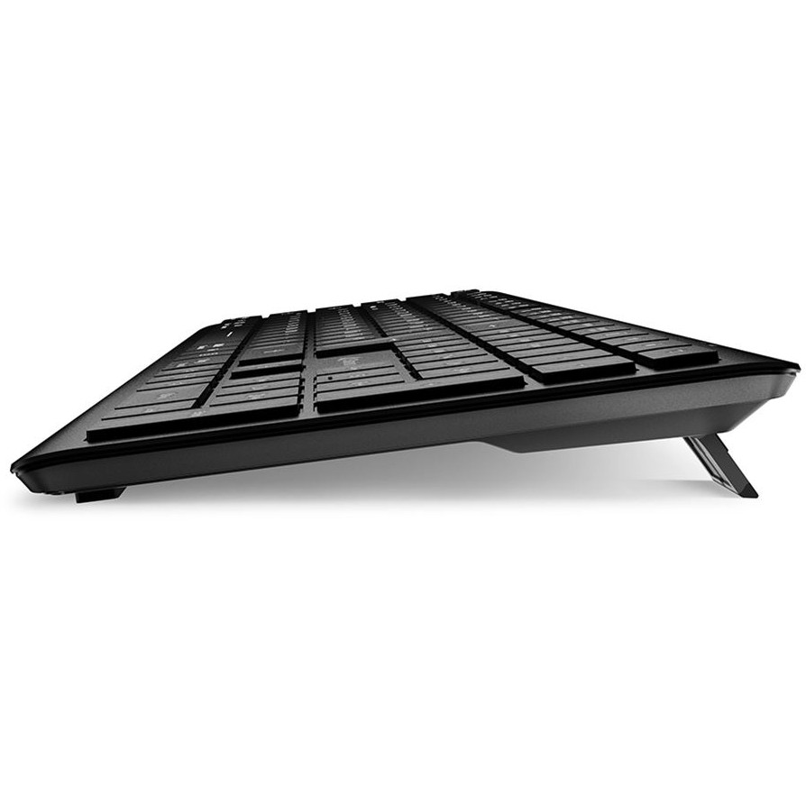 Tipkovnica SHARKOON OfficePal K30W DE Layout Rubberdome crna boja – internacionalna non HR tipkovnica-3
