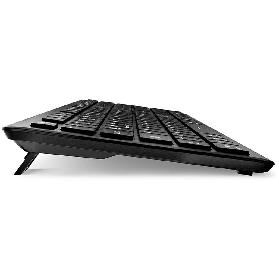Tipkovnica SHARKOON OfficePal K30W DE Layout Rubberdome crna boja – internacionalna non HR tipkovnica-4