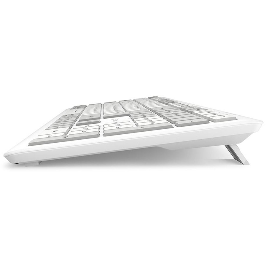 Tipkovnica SHARKOON OfficePal K30W DE Layout Rubberdome bijela – internacionalna non HR tipkovnica-3